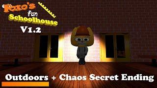 Foxo's Fun Schoolhouse V1.2 Outdoors + Chaos Secret Ending (Baldi's Basics Fangame)