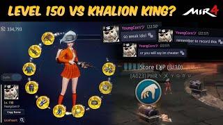 LEVEL 150 VS KHALION KING? - MIR4