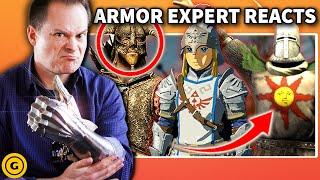 Armor Expert Reacts To Video Game Arms & Armor