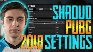 Shroud settings pubg 2018