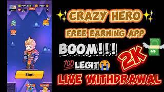 CRAZY HERO LEGIT WITHDRAW ₱2,000 / Tricks and Tips/New Earning Apps through Lazada & Gcash