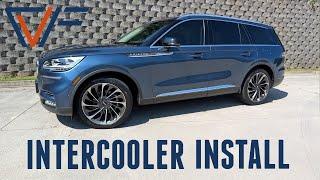 Lincoln Aviator intercooler install and performance testing!