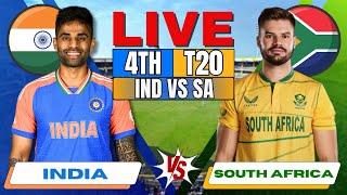  Live: India vs South Africa, 4th T20 Match Score & Commentary | Live Cricket Match IND vs SA #live