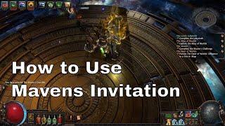 How to Use the Maven Invitation on the Atlas (Path of Exile Guide)