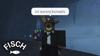 I Got The RAREST Event Aurora Borealis In FISCH Roblox (x6 Luck)