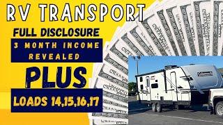 RV Transport: 3 Month Income Revealed