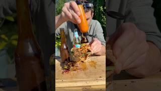 Thatchers Pulled Pork and Lacto Hot Sauce for Crackling Tacos recipe in comments #AD #bbq #burrito