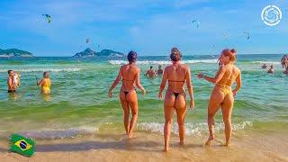  RIO DE JANEIRO BEACH — BARRA DA TIJUCA BEACH — Brazil, Summer 2023 【 4K UHD 】