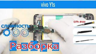 Как разобрать  vivo Y1S Разборка и ремонт