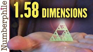 A 1.58-Dimensional Object - Numberphile