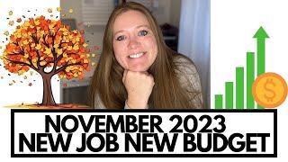 *MONTHLY BUDGET* november 2023 | monthly budget report | tracking expenses | real numbers