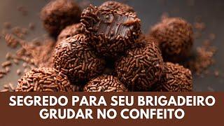 Dica da Celina - Segredo para seu brigadeiro grudar no confeito