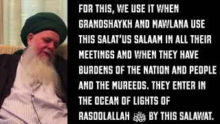 Mawlan Shaykh Adnan Kabbani (q) Reveals Mawlana Shaykh Nazim's (q) Unique Salawat