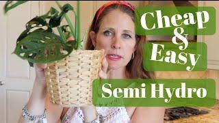 CHEAP SEMI HYDRO PLANTER IDEAS| TIPS ON SEMI HYDRO HOW TO'S