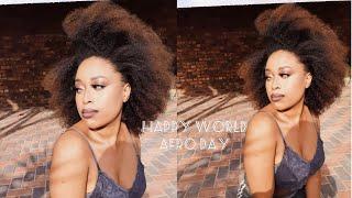 fluffly afro tutorial