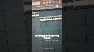 Drake and 21 Savage Sample Beat *tutorial*  