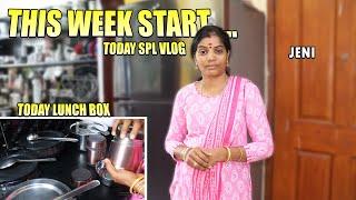 இந்த வார ஆட்டம் ஆரம்பிச்சாச்சு ...| MONDAY (TO DAY ) LUNCH BOX FOOD PREPARATION | Jeni