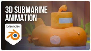 Creating 3D Submarine Animation in Blender | Dynamic Paint