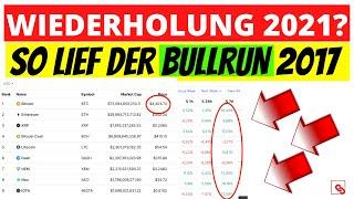 BULLRUN 2017 vs BULLRUN 2021? KOMMT es wie DAMALS? Bitcoin | ETH | XRP | Altcoin Rallye im Rückblick