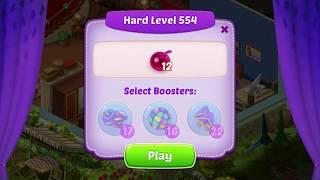 Homescapes Level 554 Hard