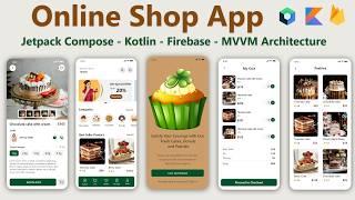 Build an Online Shop App with Jetpack Compose & Firebase (Step-by-Step)