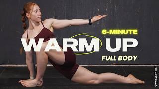 6 Min. Full Body Dynamic Warm Up + Mobility — Gym & Home Workout-Friendly, No Talking