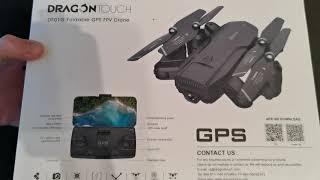 UNBOXING AND FIRST FLY - DRAGONTOUCH GPS DRONE