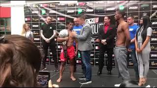 Stephen Loman vs Frans Mlambo | BRAVE 13: EUROPE EVOLUTION weigh-ins | Belfast, Northern Ireland