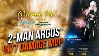 2-Man Argos Bus %77 DAMAGE MVP 1480 Surge Deathblade | Lost Ark: PvE