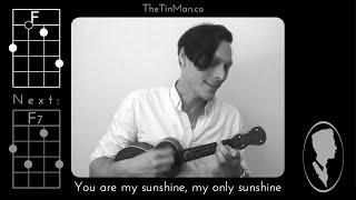 You are My Sunshine - Ukulele Play-Along (Chords and Lyrics)