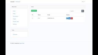 How to Install Laravel Admin Panel for managing users, roles, permissions & crud Example Laravel 5.8