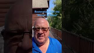 Beginning the Restoration Process with the “Wizard of Wood” #decks #restoration #wizardofwood