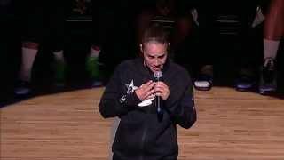 San Antonio Stars Pay Tribute To Becky Hammon!