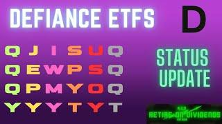 Defiance Income ETFs QQQY, WDTE, IWMY, SPYT, USOY, & QQQT Weekly Wrapup - 10/6/24 (last one) #wdte