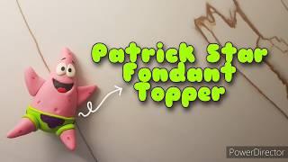 Patrick star cake topper