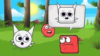 Red Ball 4 | Sprunki Wenda Ball Vs Sprunki Box & Om Nom Boss In The Foress