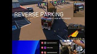 american truck simulator / ets2 reverse competition with friends