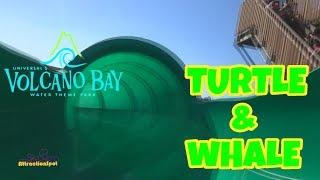 Turtle & Whale Round Raft Slide 60 FPS (HD POV) Universals Volcano Bay Water Theme Park