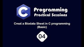 Print Your Biodata in C Programming Using printf & scanf Functions