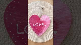 Valentine’s Day Craft #shortsfeed #diy #diycrafts #craftmaking #wallhanging #art