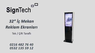 32" Digital signage totem