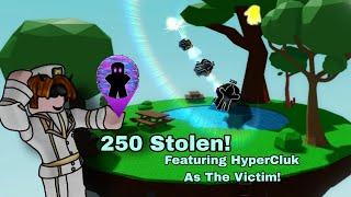 Stealing a 250! (Ft. @Hypercluk) | Roblox Slap Battles