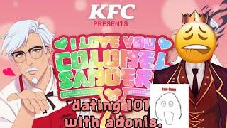 PLAYING KFC DATING SIM ( cause im held at gun point)