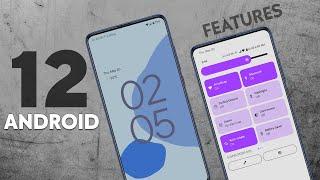 Android 12 FIRST LOOK, New Features, UI, Animations, Gestures