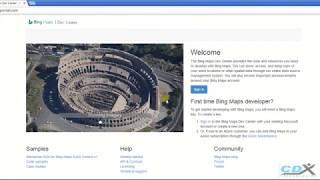 How to Get a Free Bing Maps Key