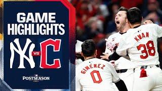 Guardians vs. Yankees ALCS Game 3 Highlights (10/17/24) | MLB Highlights