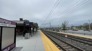 Amtraks Acela Express at top speed! | Acela express train 2252 at 150 MPH @ Mansfield,MA(4/22/23)