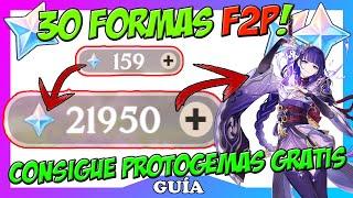 CÓMO CONSEGUIR PROTOGEMAS GRATIS GUÍA con MÁS de 30 formas F2P de farmear protos Genshin Impact