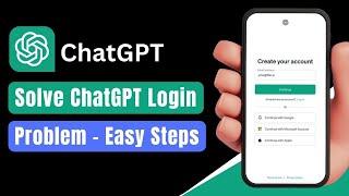 How to Solve ChatGPT Login Problem !