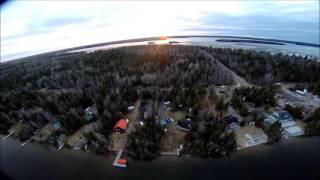 Drone Flying Remi Lake ~ View of  Rene Brunelle Provincial Park